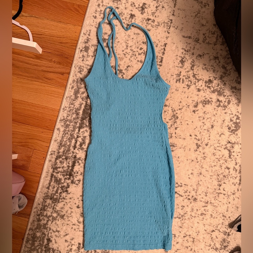 SHEIN mini halter backless dress